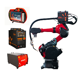 ALPHA1820A-350A Robô de soldagem (6 eixos), com máquina de solda de 350A - BORUNTE