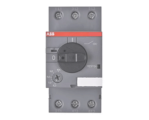 1SAM250000R1011 Disjuntor-Motor Tripolar Classe 10, Com Ajuste Térmico De 10 À 16 A, Ms116, Linha Eficiente - ABB (USADO)