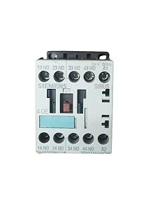 3RH1140-1AC10 Contator Auxiliar S00 4na 6a 24v 60hz - SIEMENS (USADO)