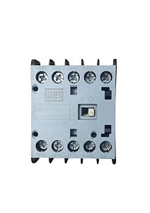 CWCA0-31-00V04 Minicontator Auxiliar Cwca0.31e 10a Az 3 Na + 1 Nf 20v 50hz/24v 60hz - WEG (USADO)