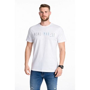 Camiseta 100% Algodão Acal-mar-se