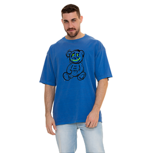 Camiseta 100% Algodão Oversized Urso