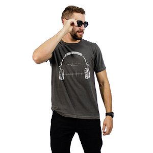 Camiseta 100% Algodão Estonada Fone