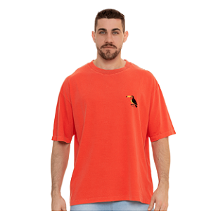 Camiseta 100% Algodão Oversized Tucano