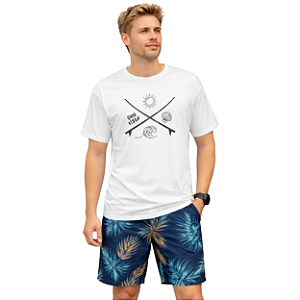 Camiseta 100% Algodão Surf Vibes