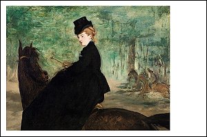 CARTÃO-POSTAL A AMAZONA - EDOUARD MANET