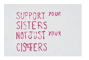 CARTÃO-POSTAL SUPPORT YOUR SISTER - SERIGRAFISTAS QUEER