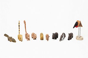 KIT COM 10 BICHOS DO PANTANAL - POVO INDÍGENA TERENA