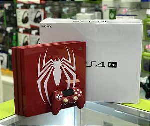 PlayStation 4 Pro - 1Tb - Spider Man Edition +Seminovo + 3 *Jogos Seminovos à sua escolha