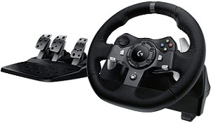 Logitech G920 - Driving Force para Xbox Series X|S - Xbox One e PC