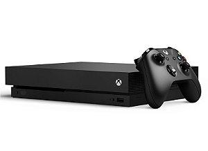 Xbox One X - 1TB - Seminovo + 3 *Jogos Seminovos à sua escolha