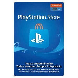 Cartão Presente PlayStation Store - R$ 100