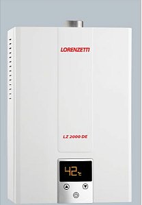 Aquecedor a Gás - Lorenzetti LZ 2000 DE - Digital Exaustão Forçada - 20L/m