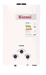 Aquecedor de água a gás - Rinnai REU M090 - Exaustão natural - 9 Litros/min
