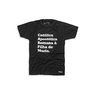 CAMISETA INFANTIL FILHA DE MARIA (Menina)