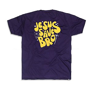 CAMISETA JESUS SAVES BRO