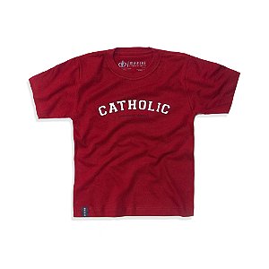 CAMISETA INFANTIL CATHOLIC RED