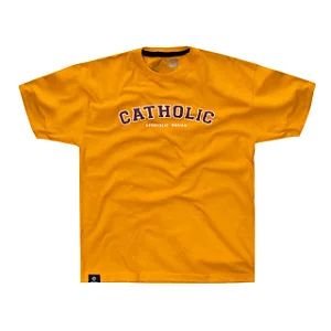 CAMISETA CATHOLIC LARANJA