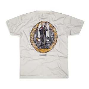 CAMISETA SÃO BENTO//ORA ET LABORA - OFFWHITE
