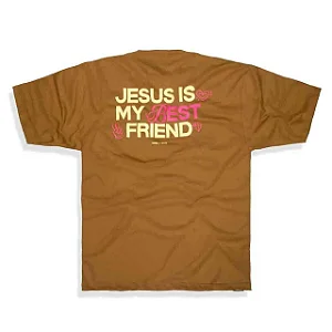OVERSIZED JESUS BEST FRIEND - CARAMELO