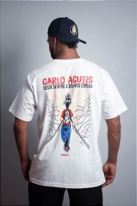 CAMISETA CARLO ACUTIS // O CEU NOS ESPERA