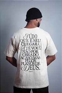 CAMISETA PLANOS DE DEUS