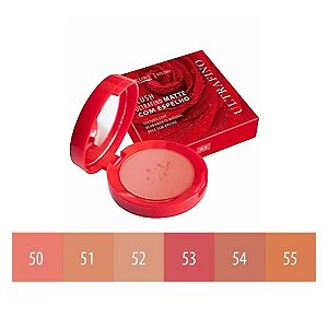 Blush Ultra Fino Matte C Espelho Max Love Cor Bia Perfumaria