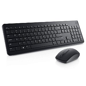 Dell teclado e Mouse Sem Fio , USB, ABNT2, Preto - 580-BBBB -KM3322W