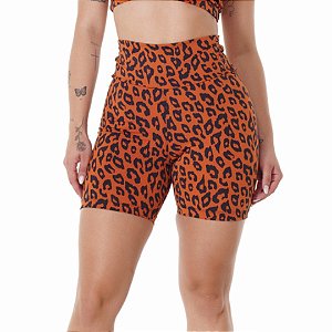 Short Onça Fitness Feminino Academia