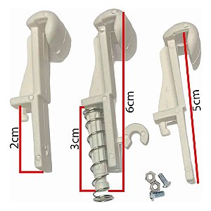 Conjunto Kit 3 Garras para Plafon e Ventiladores De Teto com Porcas e Parafusos