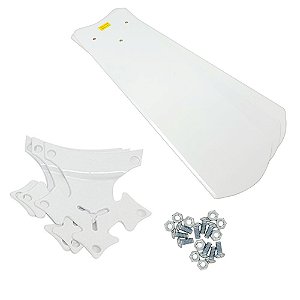 Kit Jogo com 3 Pás Mdf Brancas E Garras Para Ventilador de Teto Ventisol