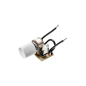Dimmer Rotativo Branco 1000W Bivolt com Off para Ventiladores, Exaustores, Motores e Lâmpadas