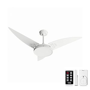 Ventilador de Teto Class 2004 Infinity Branco Led 24w Branco Frio 3 Pás com Controle Remoto