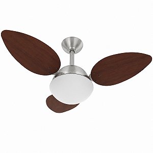 Ventilador de Teto Infinity 1024 Escovado 3 Pás Tabaco 127V