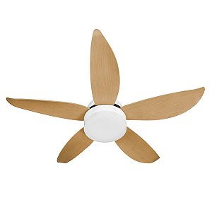 Ventilador De Teto Ventisol Selene Inverter Controle Remoto LED 5 Pás ABS Bivolt Silencioso Easy Plug