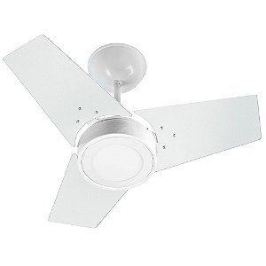 Ventilador de Teto Venti Delta Fit LED Branco 03 Pás