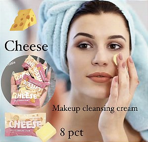 Cleansing cream cheese removedor de maquiagem e limpeza fácil 8 pcts