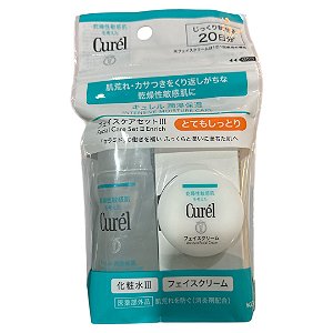 Kit miniatura Curél loção e creme para pele sensível