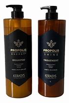 Kit Shampoo + Condicionador Propolis- Shampoo (Energy) + Condicionador Shine Tratamento 1 litro cada