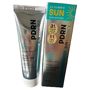 Protetor Solar PDRN SUN Essence Elasticity & Wrinnkle care  SPF 50 + PA +++ 50ml  VT Cosmétics -Proteção - elasticidade e cuidados com rugas - Ideal para pele madura