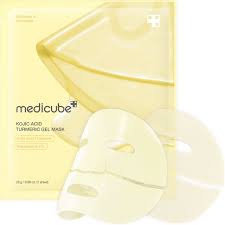 Máscara Medicube - Kojic Acid Turmeric Brightening Gel Mask- Caixa com 4 Mask