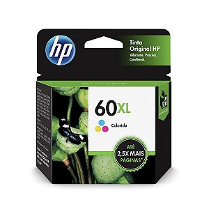 Cartucho HP 60XL - CC644WB Tricolor