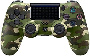 Controle Dualshock 4 - PlayStation 4 - Camuflado Verde