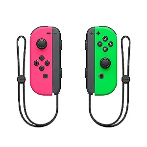 Controle Joy-Con Nintendo Switch Rosa e Verde Neon