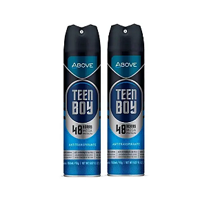 2 Desodorantes Aerosol Above Teen Boy 150ml Original