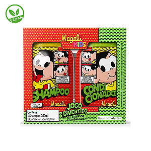 Magali Kids Combo Shampoo e Condicionador Cabelos Ondulados e Cacheados (2x260ml) - Cia da Natureza