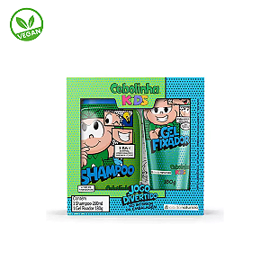 Cebolinha Kids Combo Shampoo 260ml e Gel Fixar 180g