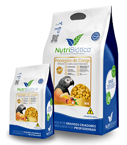 Nutribiótica Super Premium Papagaio do Congo