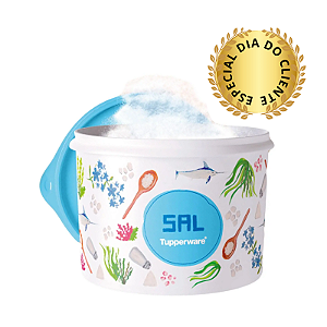 Tupperware Caixa de Sal 1,3kg Floral