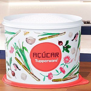 Tupperware Caixa Açúcar Floral 5kg